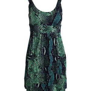 Diane Von Furstenberg Snake Print Dress Size 6
